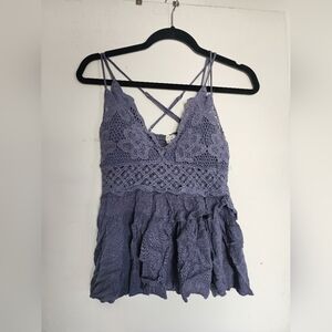 Blue tank top size Medium